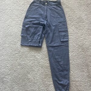 Blue Cargo Pants